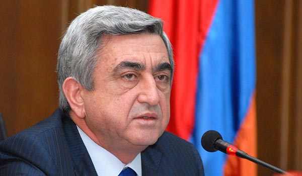 Sargsyan suspends election campaign amid shooting attack on Hayrikyan