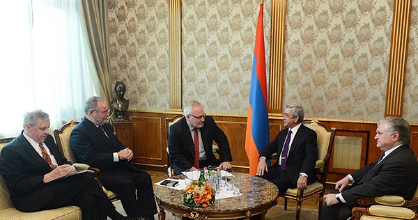 Armenian president, international mediators discuss Karabakh peace ...